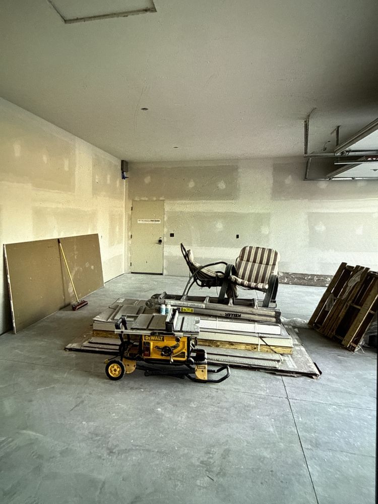 Commercial drywall installation